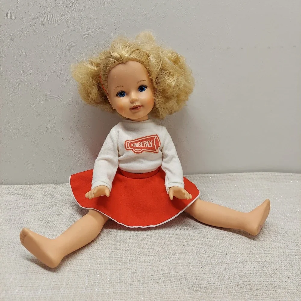 Vintage TOMY Kimberly Doll‎ Cheerleader Blonde Blue Eyes 15
